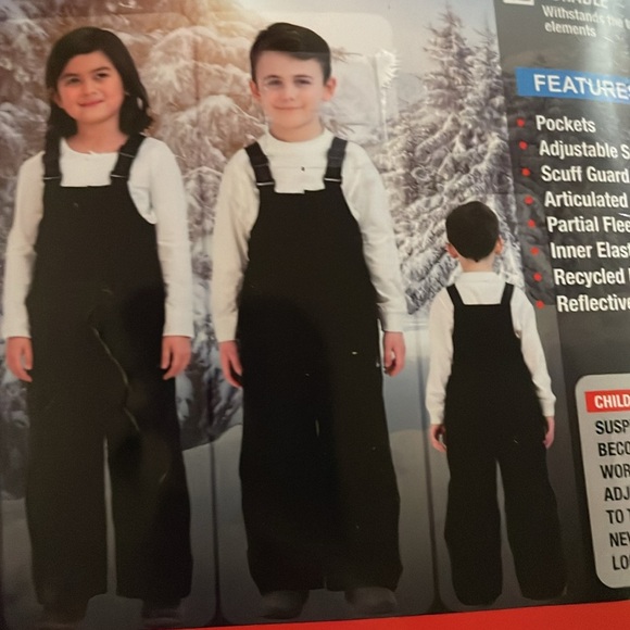 - Kids performance snow BIB with adjustable - Picture 2 of 2